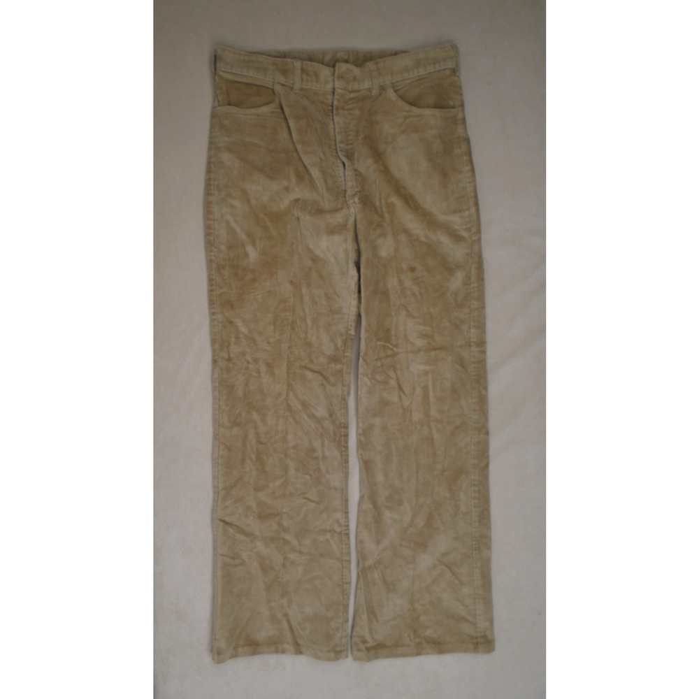 Vintage 70s Separate Lees By Lee Pants Size 32/30 USA Khakis Velour